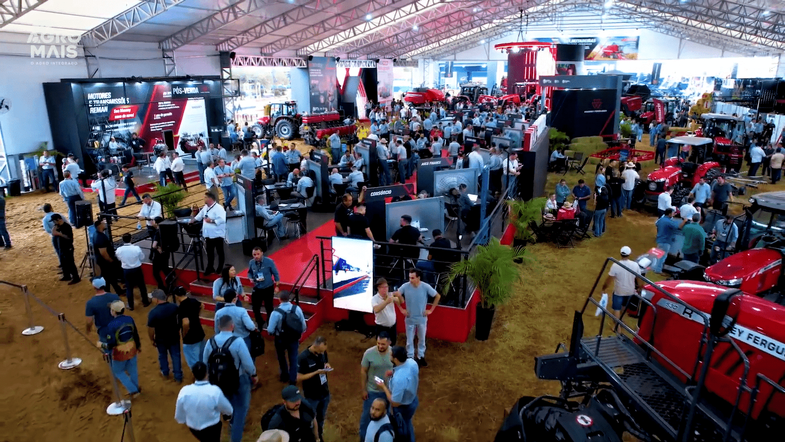 Tecnologia no agro: drone DJI em aplicação aérea durante a AgriShow 2025