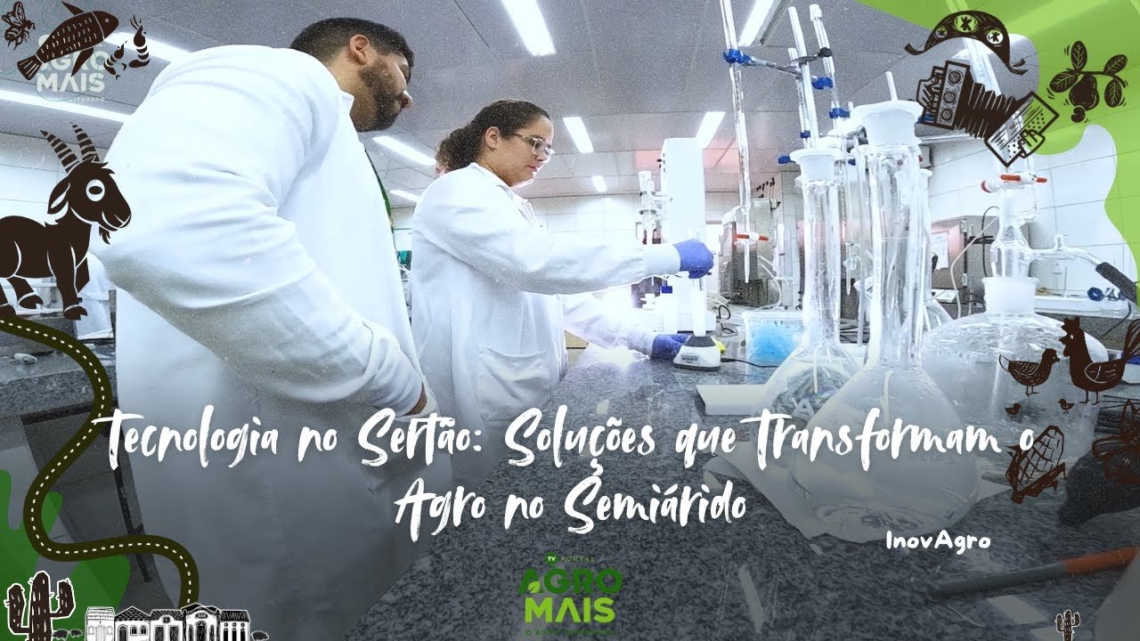 Professores João Paulo e Igor Andrade apresentam soluções tecnológicas desenvolvidas no IFCE para o semiárido.