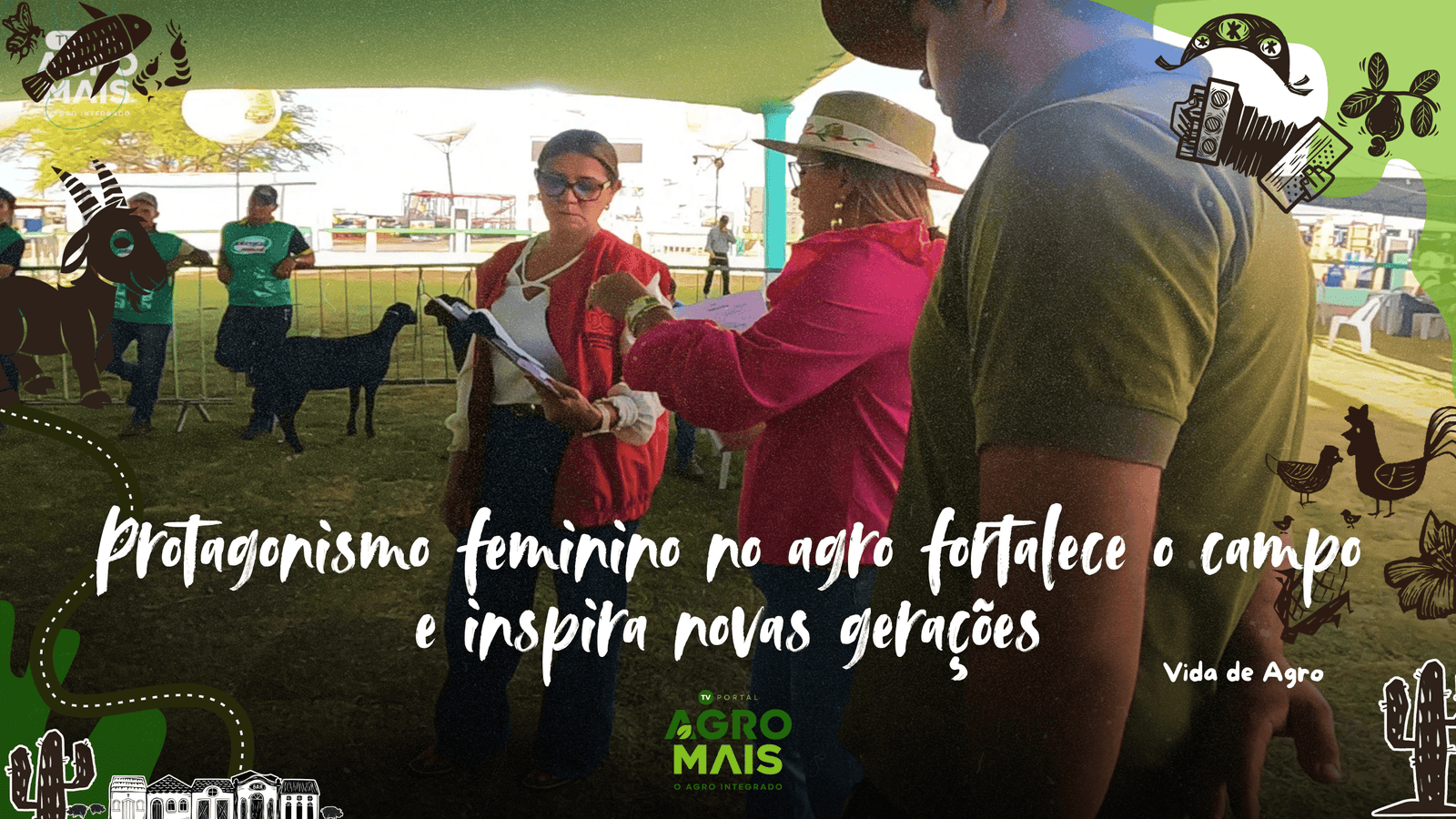 Mulheres do campo mostram força e liderança, reforçando o protagonismo feminino no agro cearense.
