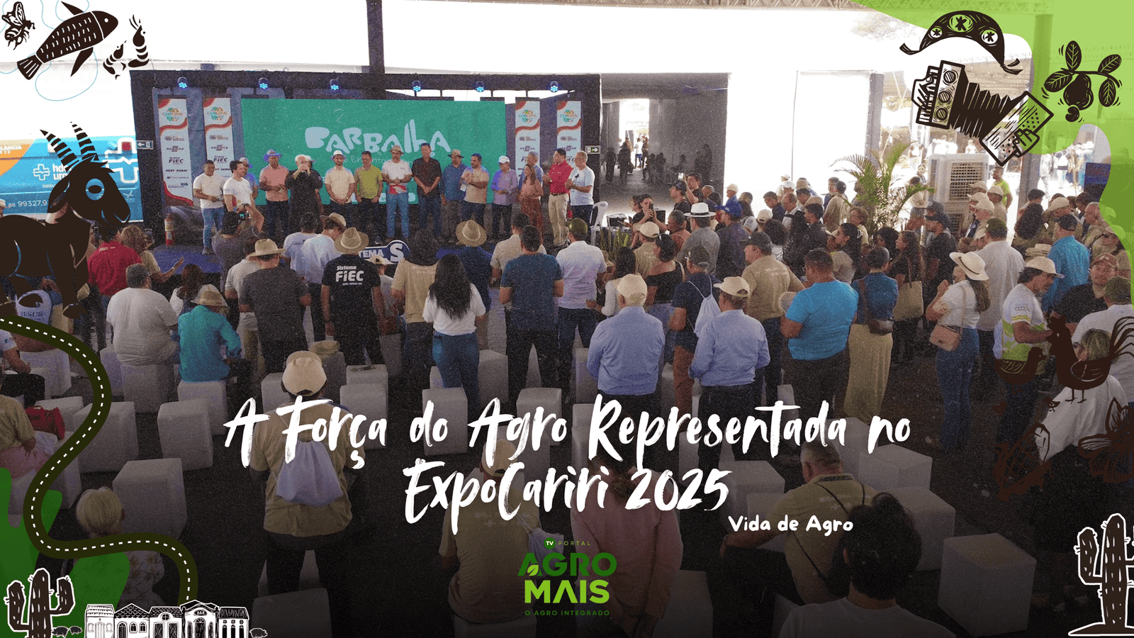 Feira ExpoCariri 2025 reúne produtores e empresas em uma grande vitrine do agronegócio cearense