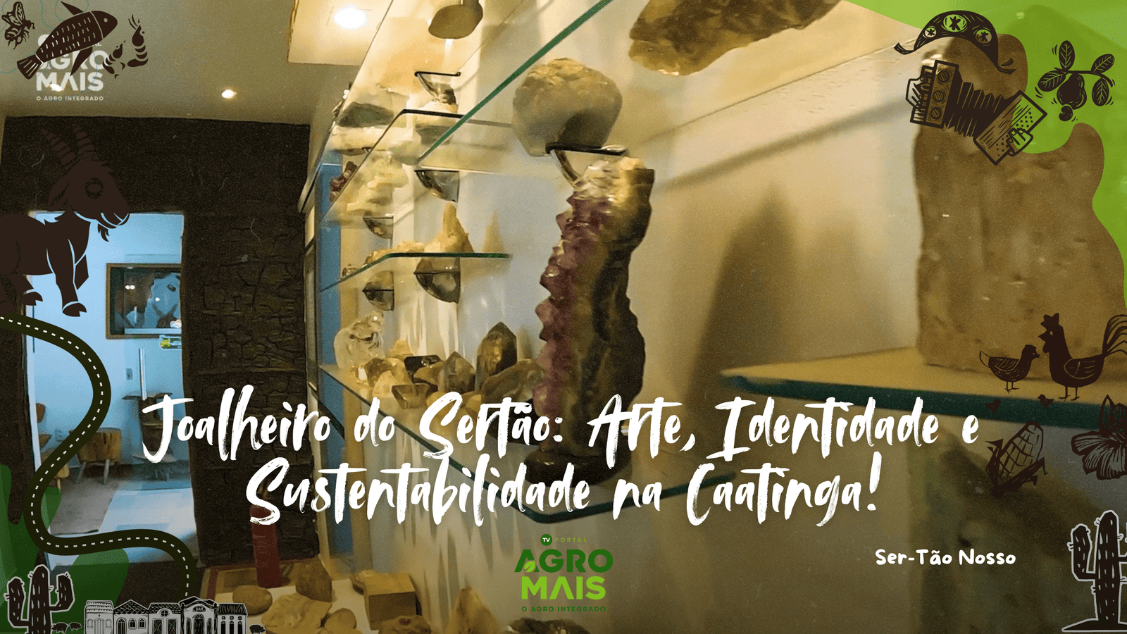 Antônio Rabelo transforma elementos da Caatinga em joias exclusivas que valorizam a identidade sertaneja.