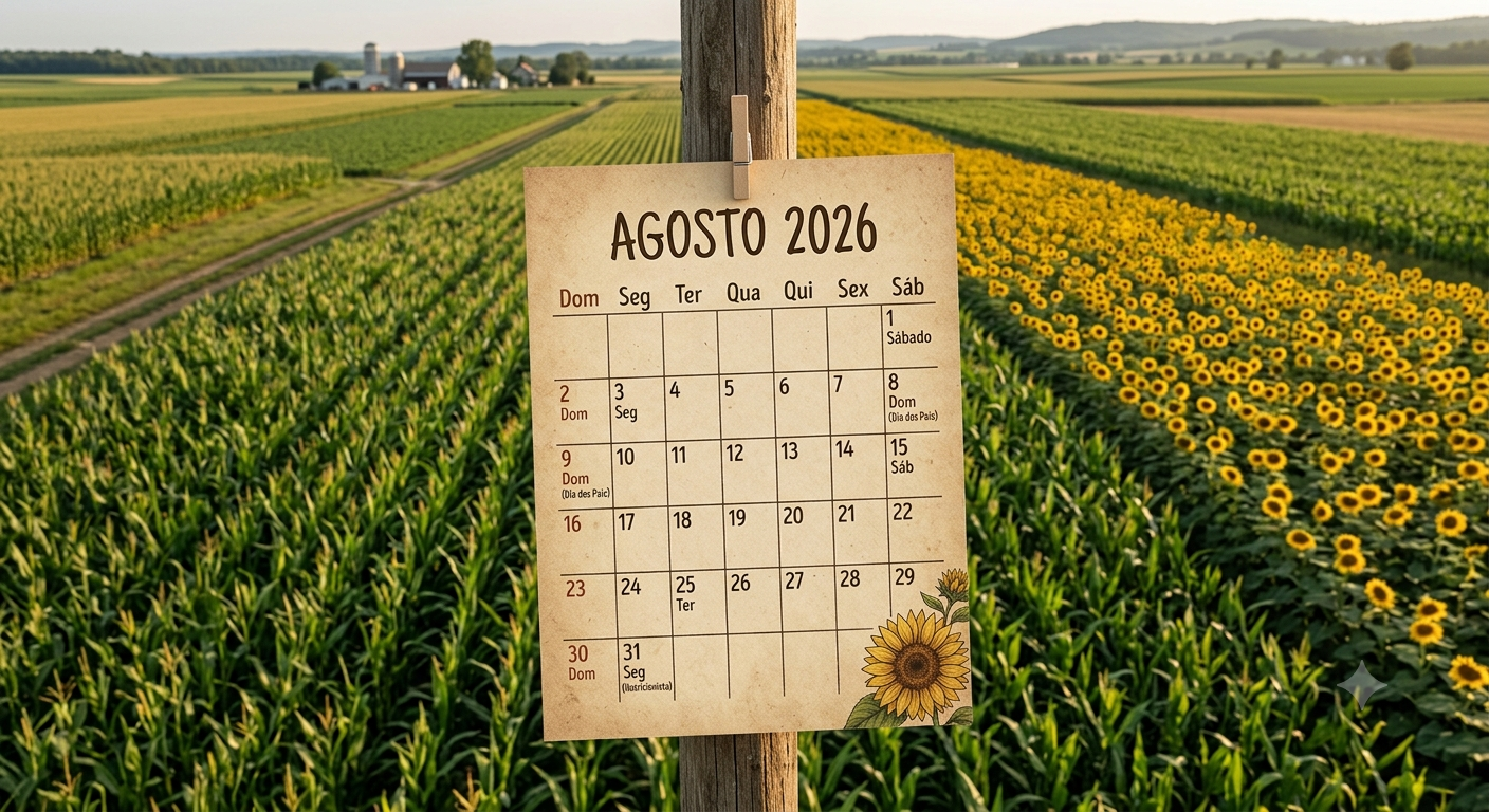 Agosto: o campo nordestino colhe o planejamento de julho