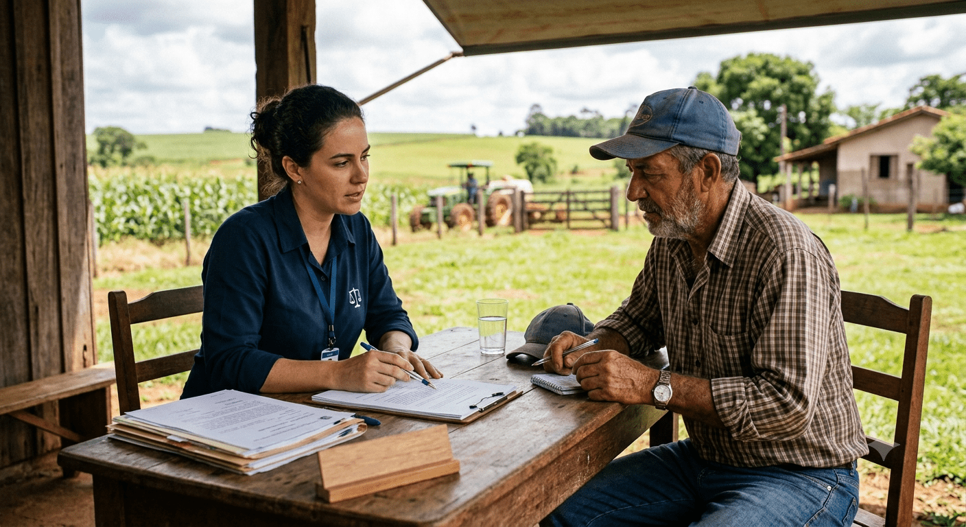 Orientação jurídica gratuita para o produtor rural nordestino