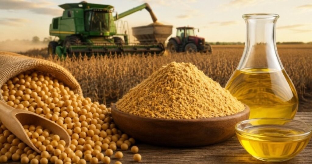Farelo e óleo de soja: oferta global cresce e Brasil mantém preços firmes