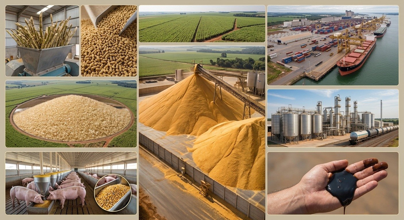 Milho conecta alimento, proteína animal e energia