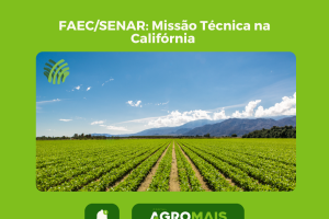 FAEC/SENAR Inicia Missão Técnica na Califórnia para Estudar Agricultura Irrigada