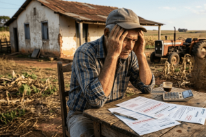 Endividamento no agronegócio atinge 7% dos produtores, maior nível em 20 anos