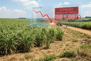 Preço da ATR da cana-de-açúcar em São Paulo cai abaixo de R$ 1 e coloca produtores em atenção diante da pressão sobre o etanol