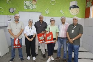 Representantes da Ceasa-CE e Conab durante reunião técnica sobre dados agropecuários