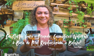 Cosméticos naturais feitos com mel da caatinga ganham destaque no mercado.