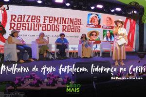 Mais de mil mulheres participaram do Encontro de Mulheres do Agro durante a ExpoCariri 2025, em Barbalha (CE).
