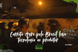 Carreta Agro pelo Brasil estacionada na ExpoCariri com produtores e visitantes