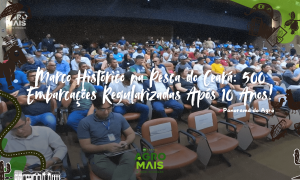 Pescadores comemoram entrega de licenças após 10 anos de espera.