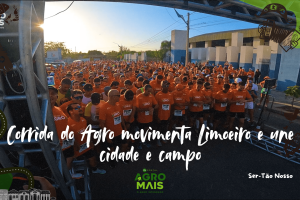 Atletas participam da Corrida do Agro em Limoeiro do Norte, evento que une cidade e campo