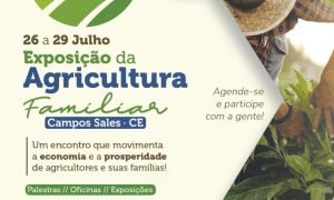 Agricultor participa da Exposição Agricultura Familiar em Campos Sales