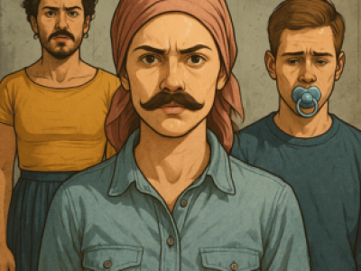A Agenda do Caos: Mulher de Bigode, Homem de Saia e Chupeta pra Depressão – O Colapso Moral Está Acontecendo!