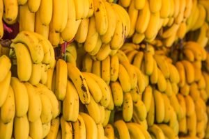 Bananas on the market