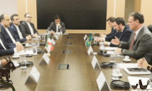 Ministros Fávaro e Ghezeljeh discutem rotas comerciais, exportações e protocolos sanitários