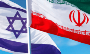 Mapa do Oriente Médio destaca o Estreito de Ormuz, ponto crítico para o comércio global de petróleo e fertilizantes