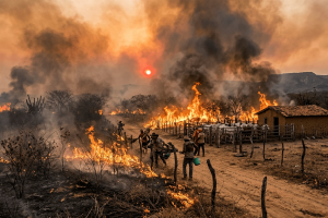 Calor extremo eleva risco de queimadas no Nordeste em agosto — protocolo de segurança do pecuarista cearense com áreas de pastagem diferida