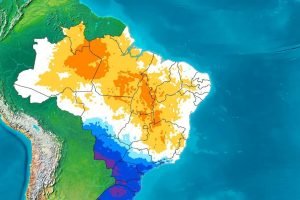 Frente fria no Sul e seca no Nordeste 
