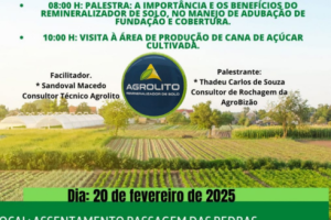 Banner oficial do evento Momento Técnico Agrolito