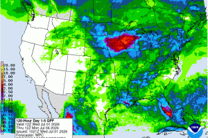 Weather Market: clima dos EUA assume o controle dos preços de milho, soja e trigo em Chicago no início de julho de 2026